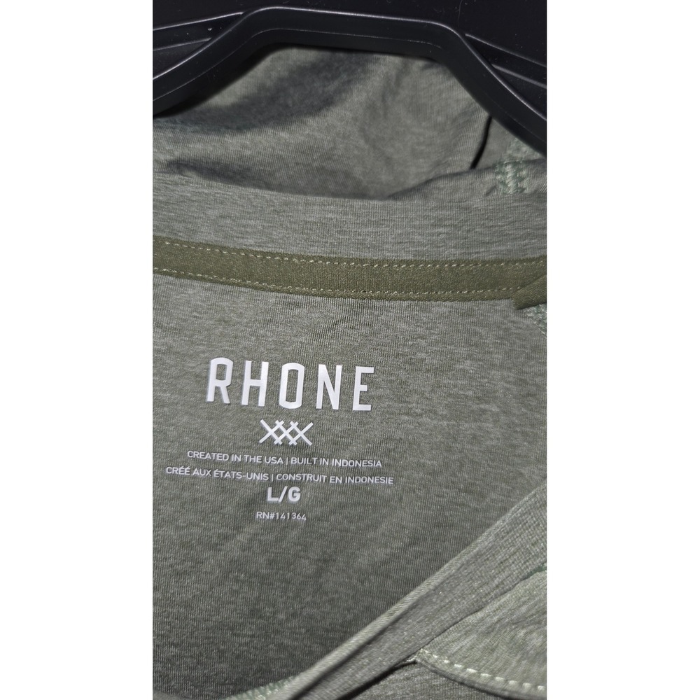 RHONE men L Performance Hoodie Pullover Shirt Long sleeve Lightweight - Picture 2 of 5